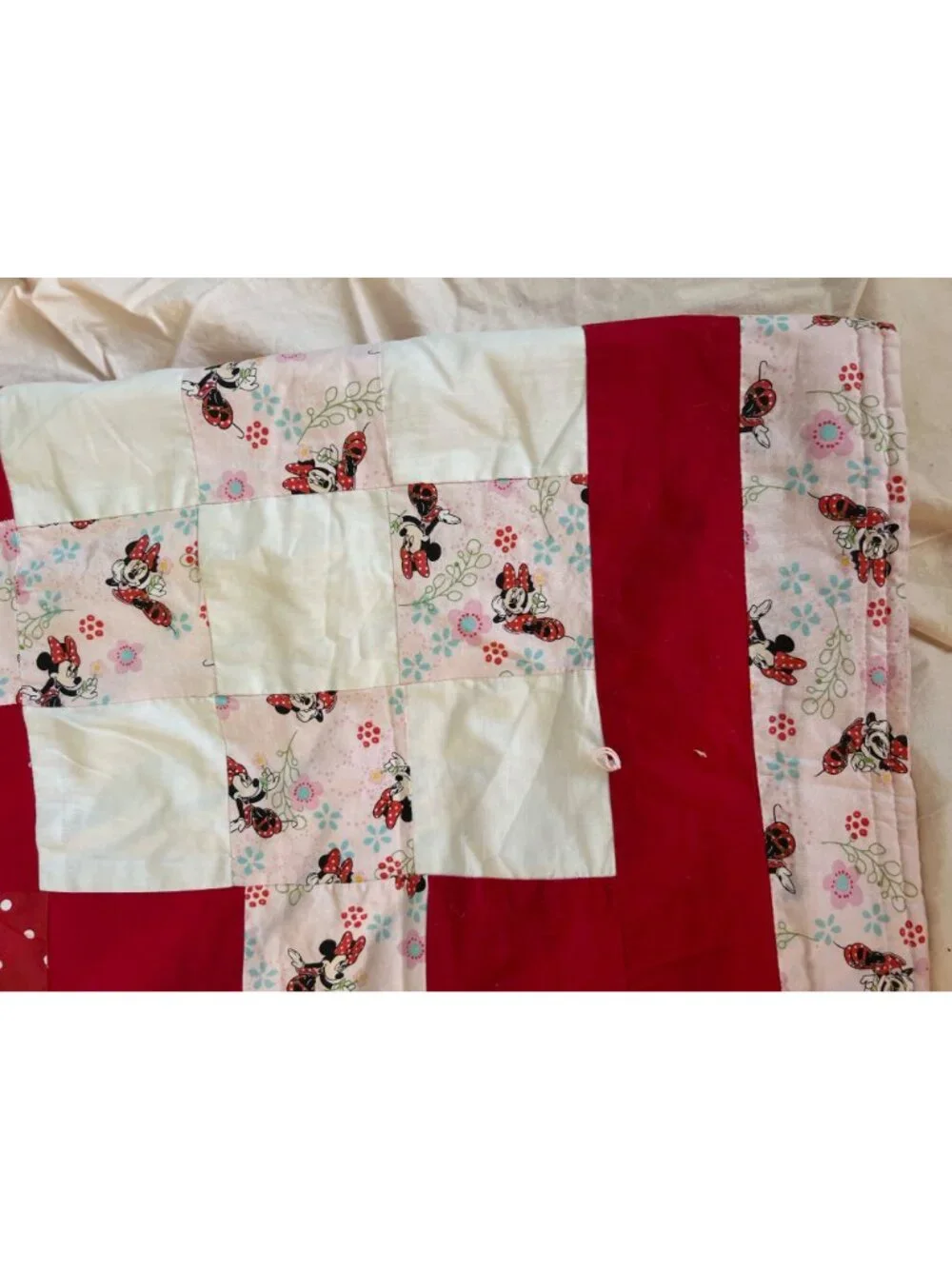 Handmade Minnie Mouse Quilt 46